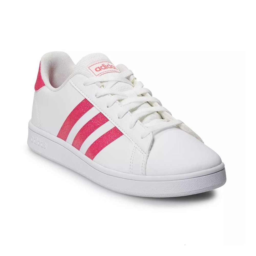Adidas Kids Grand Court Sparkle Shoes